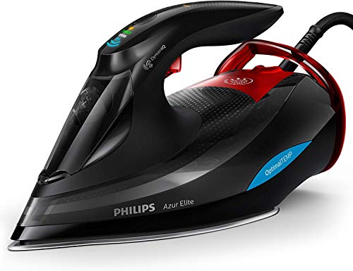 Philips GC5037/80 Azur Elite plancha de vapor, dynamiq Sensor, 0,35 l, 3000 W, Negro/Rojo