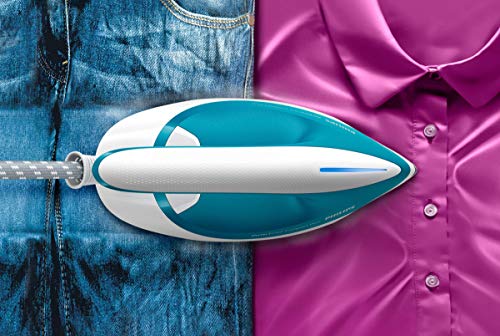 Philips GC7923/20 - Centro de planchado sin quemaduras ni necesidad de realizar ajustes de la temperatura, 6.5 bares, golpe de vapor 440 g, autoapagado, tamaño Compacto, suela especial, color azul