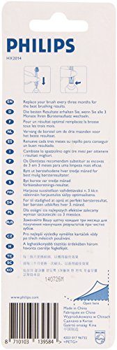 Philips HX2014/30 Sonicare Sensiflex - Cabezales para cepillo de dientes eléctrico (4 unidades)