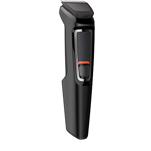 Philips MG3720/15 Recortadora para barba y pelo, 7 en 1, accesorios para nariz y orejas, cortapelos cara, y cabeza, 60 minutos de autonomía, Negro