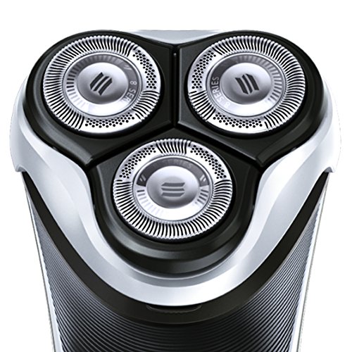 Philips PT860/16 Power Touch - Afeitadora eléctrica con cabezales flexibles DualPrecision, alimentado por batería, gris