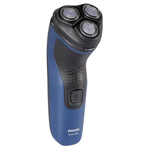 Philips S1131Afeitadora Serie 1000, Sistema cuchillas PowerCut, Cabezales pivotantes 4 direcciones, Fácil Limpieza (One touch open), 40min autonomía con 8h de carga, Batería NiMH, uso CON y SIN cable