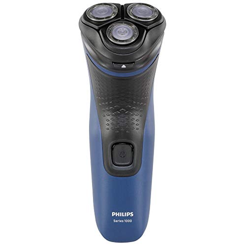 Philips S1131Afeitadora Serie 1000, Sistema cuchillas PowerCut, Cabezales pivotantes 4 direcciones, Fácil Limpieza (One touch open), 40min autonomía con 8h de carga, Batería NiMH, uso CON y SIN cable