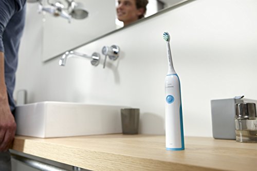 Philips Sonicare CleanCare HX3212/11 - Cepillo de dientes electrico, 1 cabezal, cargador, Color Azul