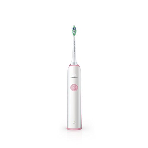 Philips Sonicare CleanCare HX3212/42 - Cepillo de dientes electrico, 1 cabezal, cargador, Color Rosa