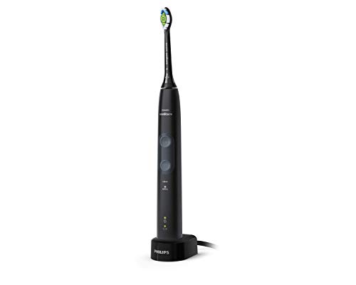 Philips Sonicare ProtectiveClean HX6830/44 - Cepillo de Dientes Eléctrico con sensor de presión, tecnología BrushSync y 2 modos de limpieza, color negro