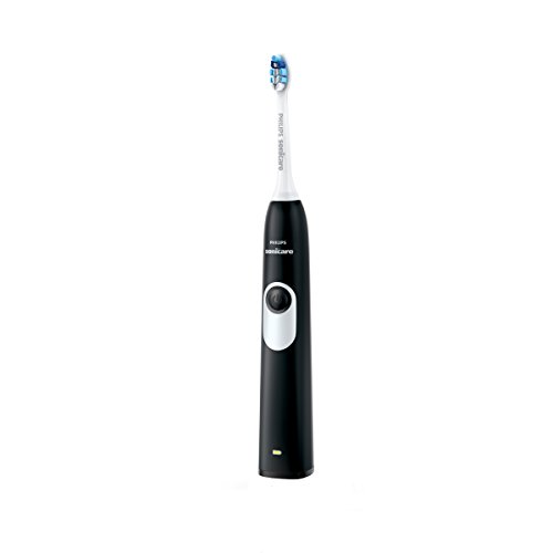 Philips Sonicare Serie 2 HX6232/41 - Pack de 2 cepillos de dientes eléctricos, Color Negro y Rosa