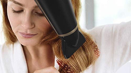 Philips ThermoProtect Ionic HP8232/20 secador Negro 2200 W - Secador de pelo (Negro, ABS sintéticos, Con agujero en la empuñadura para colgar, 1,8 m, 2200 W, 220-240 V)