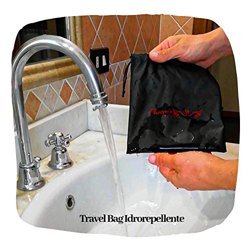 PHOENIX PRODUCTS - Difusor de Silicona Plegable Universal Portátil de Viaje para Secador de Pelo Profesional, Kit de Aceites Esenciales de Aire Caliente para Cabello Rizado Naturales