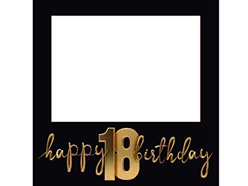 Photocall Feliz 18 Cumpleaños 100 x100 cm | Regalos para Cumpleaños | Photocall Económico y Original | Ideas para Regalos | Regalos Personalizados de Cumpleaños
