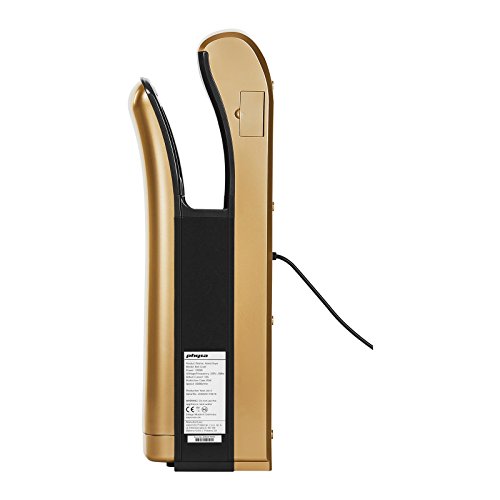 Physa BARI GOLD Secador de Manos Eléctrico Automático (tiempo de secado máx.: 5 s, potencia de 1200 watt, flujo de aire: 90 m/s)