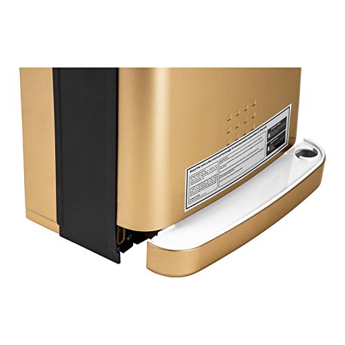 Physa BARI GOLD Secador de Manos Eléctrico Automático (tiempo de secado máx.: 5 s, potencia de 1200 watt, flujo de aire: 90 m/s)