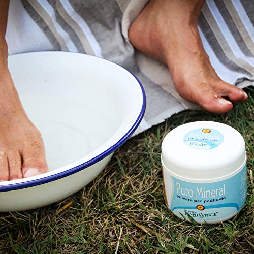Piedra de Alumbre de Potasio en Polvo Puro Mineral - 100% natural - Pediluvio Refrescante y Tonificante - ideal para preparar un baño relajante - Remedio contra callos y durezas