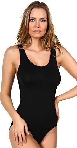Pierre Cardin Body Moldeador con Efecto Push-up Faja Reductora Mujer (Negro, M/L)