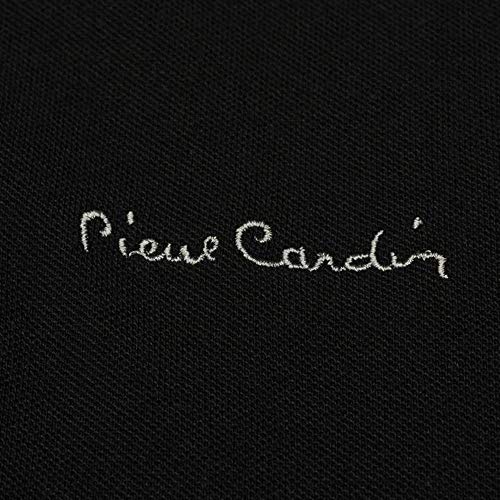 Pierre Cardin - Polo de manga corta para hombre. Negro gris oscuro 50
