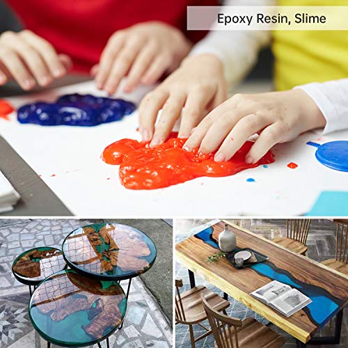 Pigmento para Resina Epoxi, Colorante Jabones 10ml*20 Colores - MENNYO Tinte natural líquido para Kit Hacer Velas, Fabrica Slime, Bomba de Baño, Pintura, DIY Manualidades