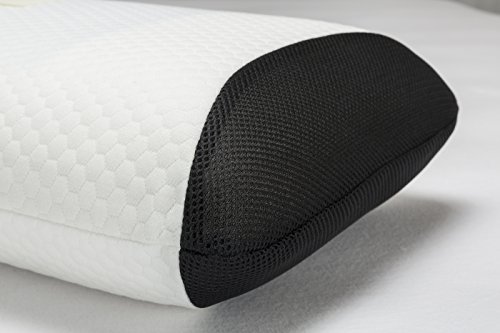 Pikolin Home - Almohada viscoelástica con gel refrescante, firmeza media, desenfundable, 35x70cm, altura 9cm (Todas las medidas)