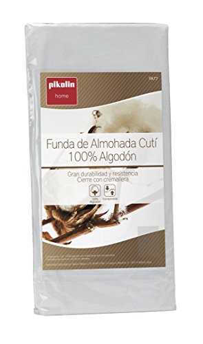 Pikolin Home - Funda de almohada cutí, 100% algodón satén, 40x150cm (Todas las medidas)