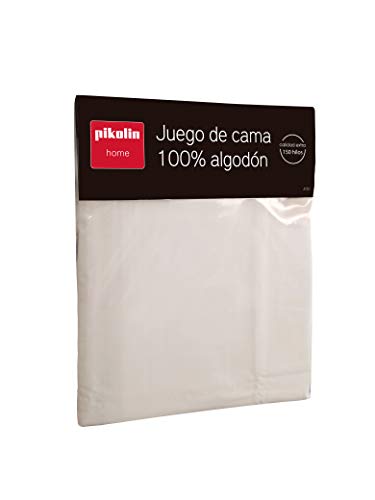 Pikolin Home - Juego de sábanas, 100% algodón, 150 hilos, calidad extra,varios colores, 140x200cm-Cama 135/140 (Todas las medidas)