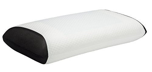 Pikolin Home - Pack de 2 almohadas viscoelásticas, con gel refrescante, firmeza media, desenfundable, 35x75cm, color crema (Todas las medidas)