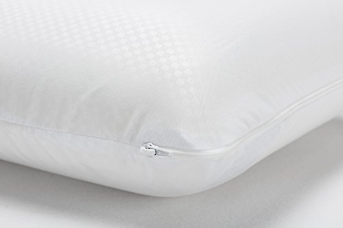 Pikolin Home - Pack de 2 almohadas viscoelásticas (desenfundable), firmeza media, 35x75cm, altura 12cm (Todas las medidas)