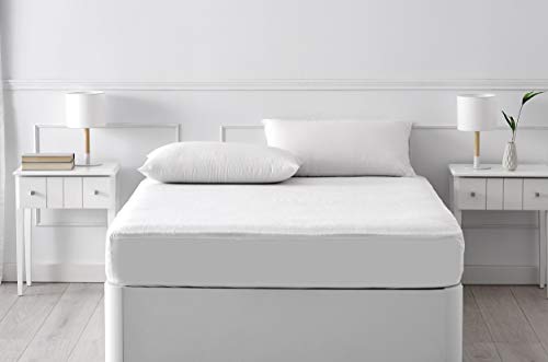 Pikolin Home - Protector de colchón, con aloe vera, impermeable, 135x190/200cm-Cama 135 (Todas las medidas)