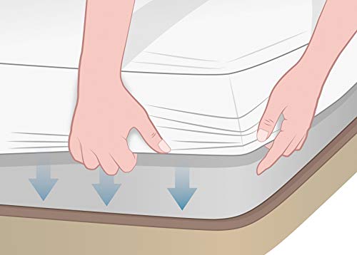 Pikolin Home - Protector de colchón, con aloe vera, impermeable, 135x190/200cm-Cama 135 (Todas las medidas)