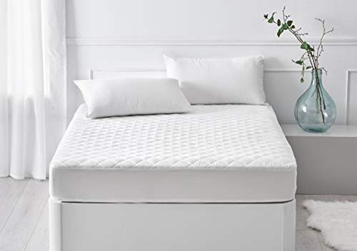 Pikolin Home - Protector de colchón/Cubre colchón acolchado, impermeable, antiácaros, 105x190/200cm-Cama 105 (Todas las medidas)