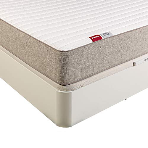 Pikolin Leah, colchón viscoelástico y espuma HR gama alta, 135x190, firmeza alta, confort visco, calidad máxima, protección higiénica total