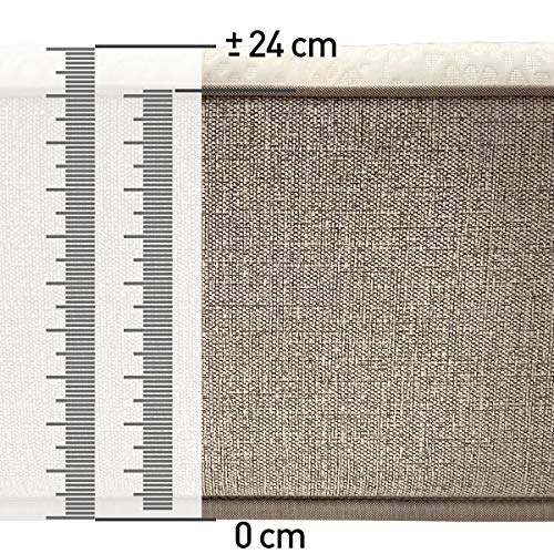 Pikolin Leah, colchón viscoelástico y espuma HR gama alta, 135x190, firmeza alta, confort visco, calidad máxima, protección higiénica total