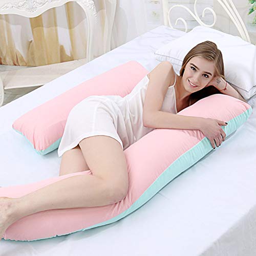 Pillow-LQ Almohada Lumbar para Mujeres Embarazadas, Almohada Lumbar para el Vientre, Almohada Lumbar para Dormir Lateral, Almohada para Levantamiento de estómago Color 2