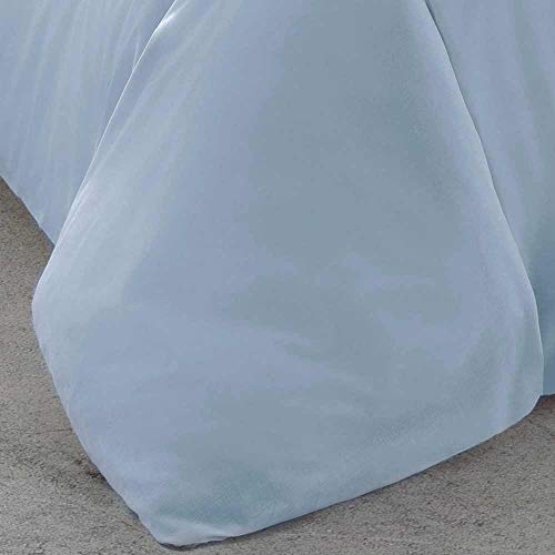 PimpamTex – Juego de Fundas para Edredón y Almohada 100% Algodón, Fundas nórdicas y Fundas de Almohada Disponibles en Diferentes tamaños y Estampados – (240_x_220_cm, Tintura Celeste)