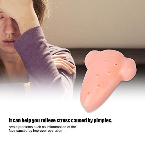 Pimple Popper Toys, Simulación Forma de nariz Exprimir Acné Juguetes para aliviar el estrés Deje de elegir su cara Juguetes divertidos