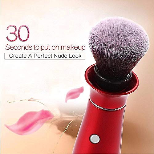 Pincel de maquillaje de belleza eléctrico Blush cepillo 360 grado giratorio para aplicar rápida y uniformemente maquillaje facial