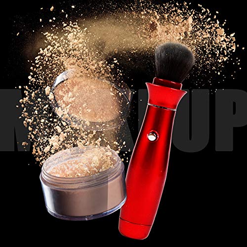 Pincel de maquillaje de belleza eléctrico Blush cepillo 360 grado giratorio para aplicar rápida y uniformemente maquillaje facial
