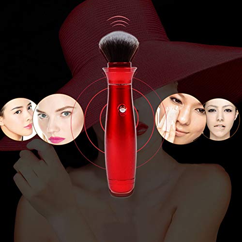 Pincel de maquillaje de belleza eléctrico Blush cepillo 360 grado giratorio para aplicar rápida y uniformemente maquillaje facial
