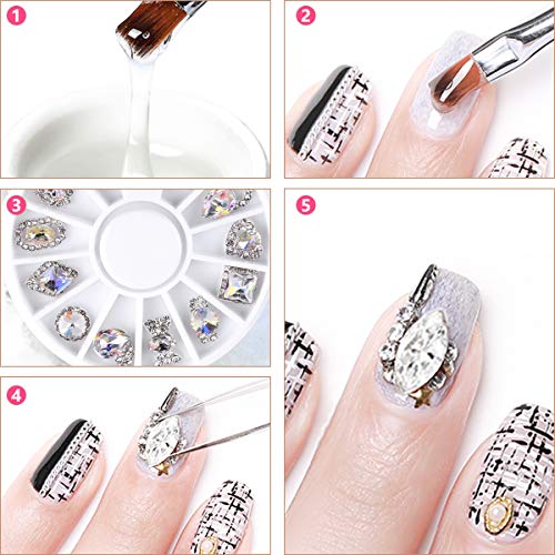 Pinceles para Uñas, Deesospro® 20pcs Manicure Pedicure Beauty Painting Polish Brush and Dotting Pen Tool Set for Natural, False, Acrylic and Gel Nails