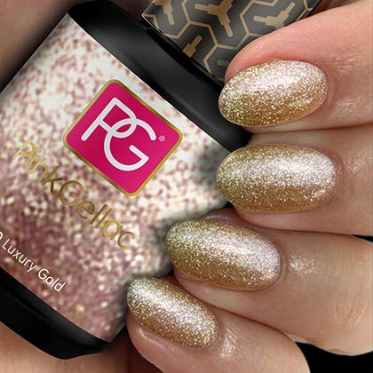 PINK Gellac color 130 Luxury Gold Esmalte Gel Permanente 14 días