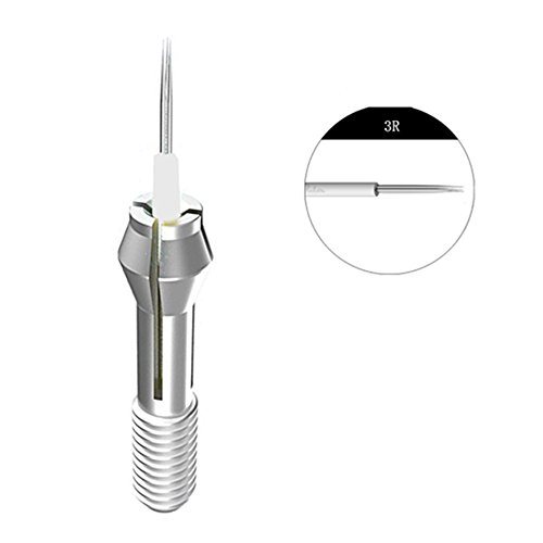 Pinkiou 3R Tattoo Needles Cejas Microblading Blades para plumas de tatuaje (50 piezas)