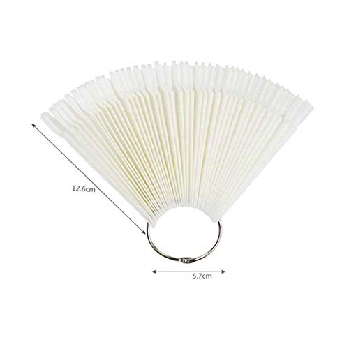 Pinkiou Nail Color Palette Clavos Polaco Color Tarjeta Nail Art Herramientas Nail Color Display Set Para Nail Design (Beige)