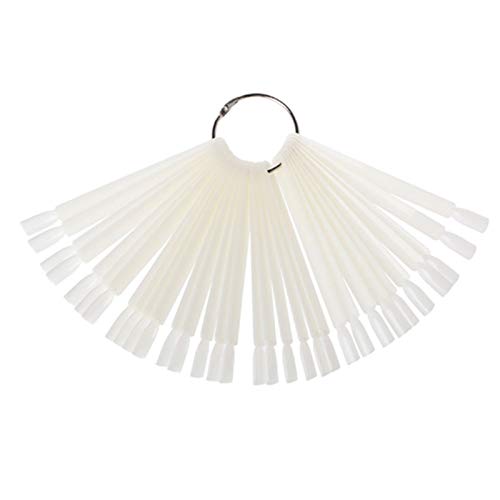 Pinkiou Nail Color Palette Clavos Polaco Color Tarjeta Nail Art Herramientas Nail Color Display Set Para Nail Design (Beige)