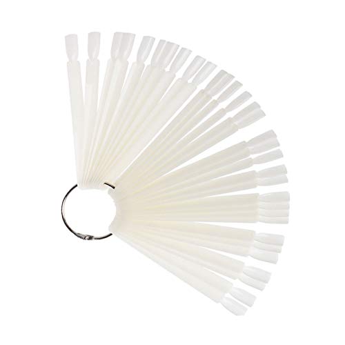 Pinkiou Nail Color Palette Clavos Polaco Color Tarjeta Nail Art Herramientas Nail Color Display Set Para Nail Design (Beige)