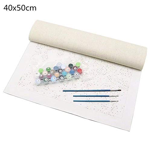 Pintar Por Numeros Adultos Niños Bailarina De Yoga Pintura Al Óleo Diy Lienzo Pintura Por Números Kits Decoración De Pared Regalos 40X50Cm Sin Marco