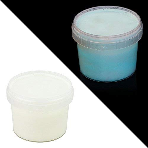 Pintura casi transparente que brilla en la oscuridad agua