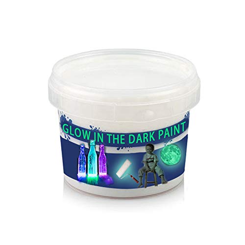 Pintura casi transparente que brilla en la oscuridad agua