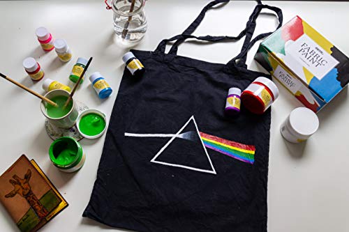 Pintura para Tela y Ropa Calidad Profesional Nazca - 6 Colores x 100ml - Set de Pintura Acrílica Textil Permanente con Gran Capacidad de Cobertura Ideal para toda clase de Tejidos, Camisetas, Bolsas