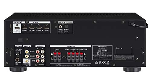 Pioneer HTP-074-S - Pack Receptor A/V y Altavoces (con 4K Pass Through y Altavoces con Audio HD)