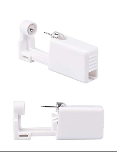 Pistola de piercing de oreja SOTICA 2 paquetes desechables estériles de seguridad para oreja, nariz, cuerpo, pistola de piercing herramienta de perforación con piercing para la oreja kit de piercings