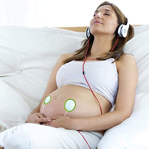 Pixie Tunes Sistema de bocinas Baby Bump para reproducir sonido, música y hablar con su bebé en el útero desde cualquier teléfono móvil, tableta y dispositivo de audio portátil. Blanco