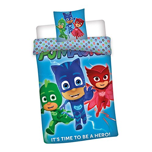 PJ Masks - 1534607. Funda Nórdica más Funda de Almohada